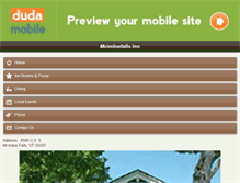 Tablet Screenshot of mcindoefallsinn.com